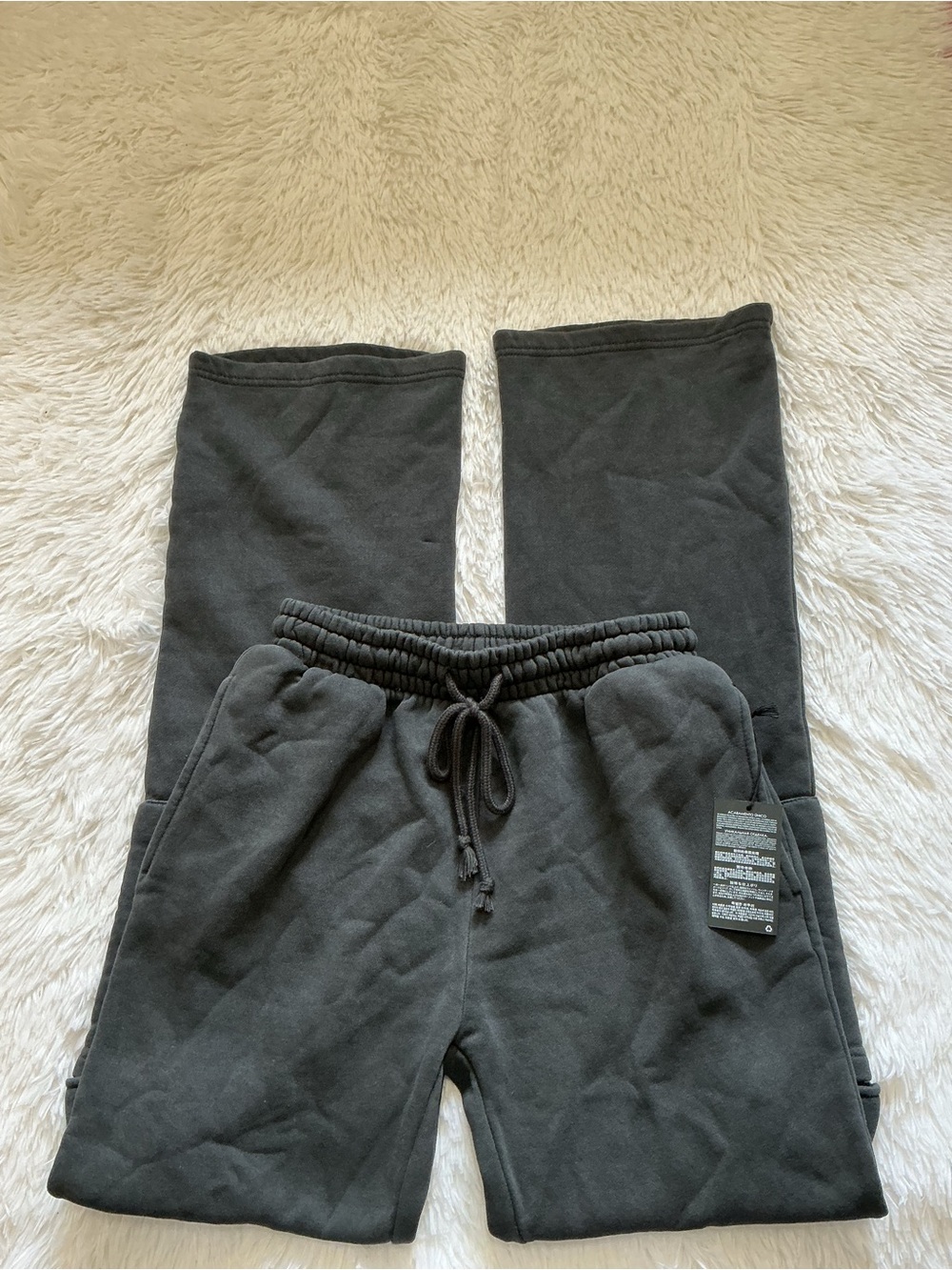 Forever 21 Dark Gray Cargo Drawstring Sweatpants